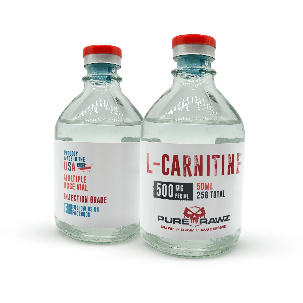 L-Carnitine 100ml 500mg per ml 50g Total for sale