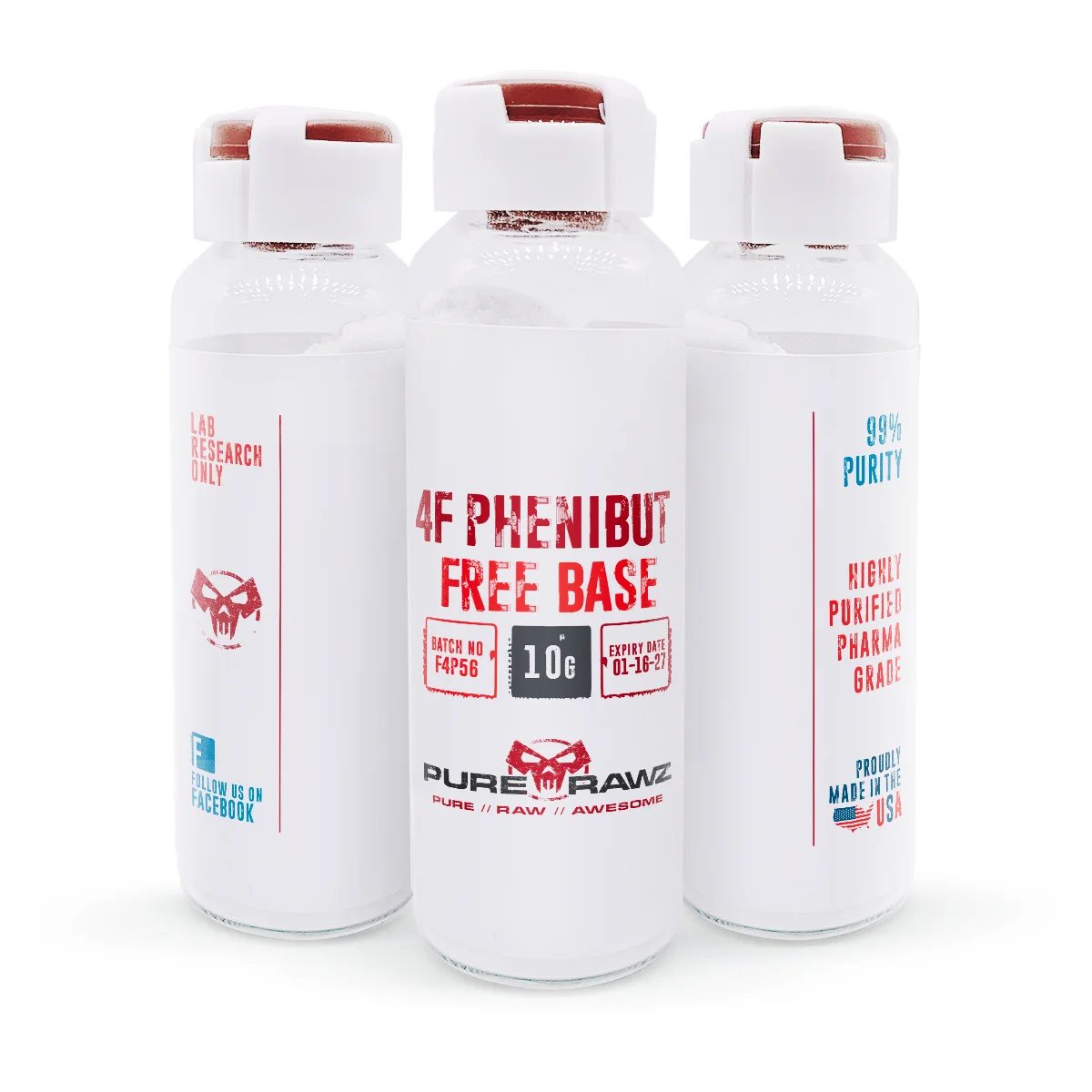 Buy 4F-Phenibut Free Base- USA Made-Fast Shipping | Purerawz