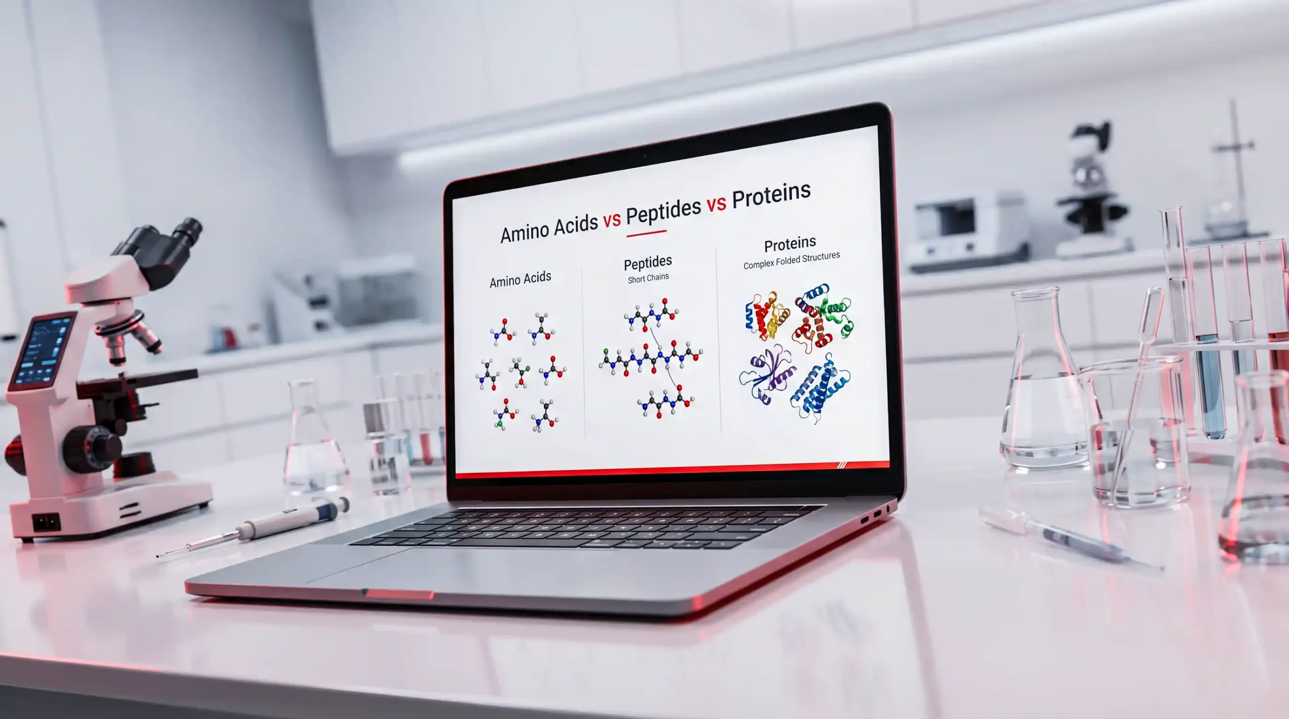 PRZ Peptides vs Proteins vs Amino Acids